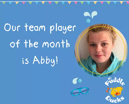 Our team player of the month is Abby