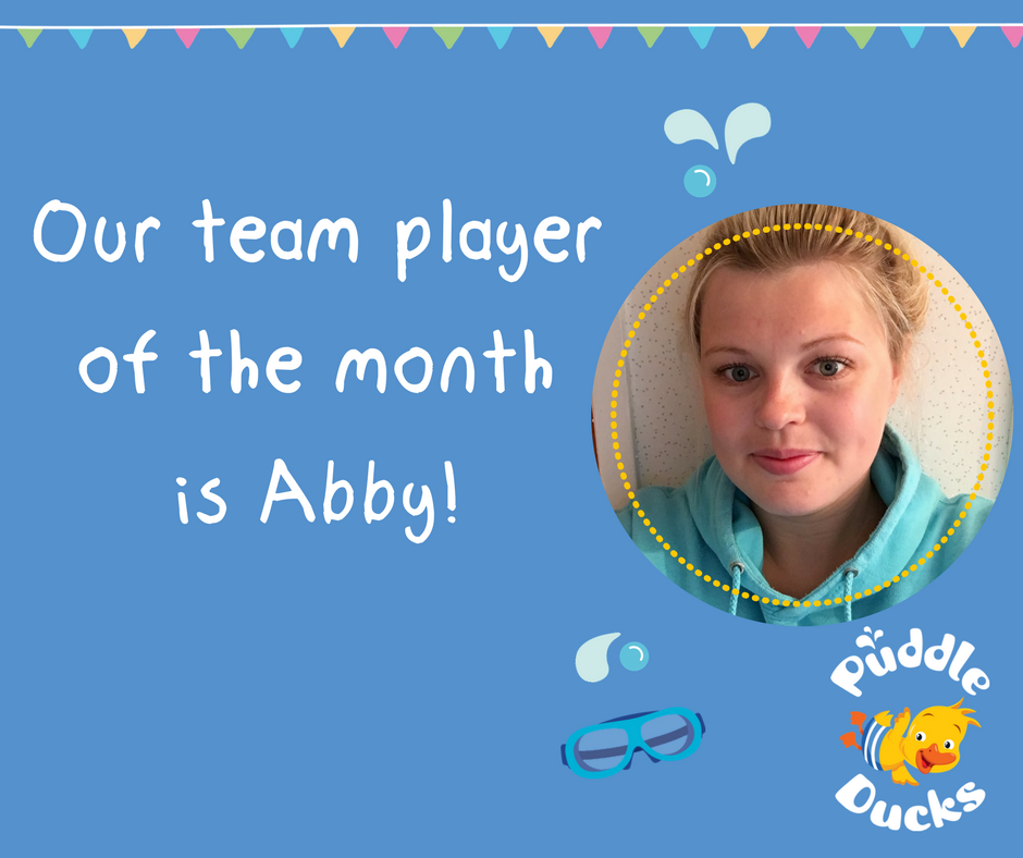 Our team player of the month is Abby