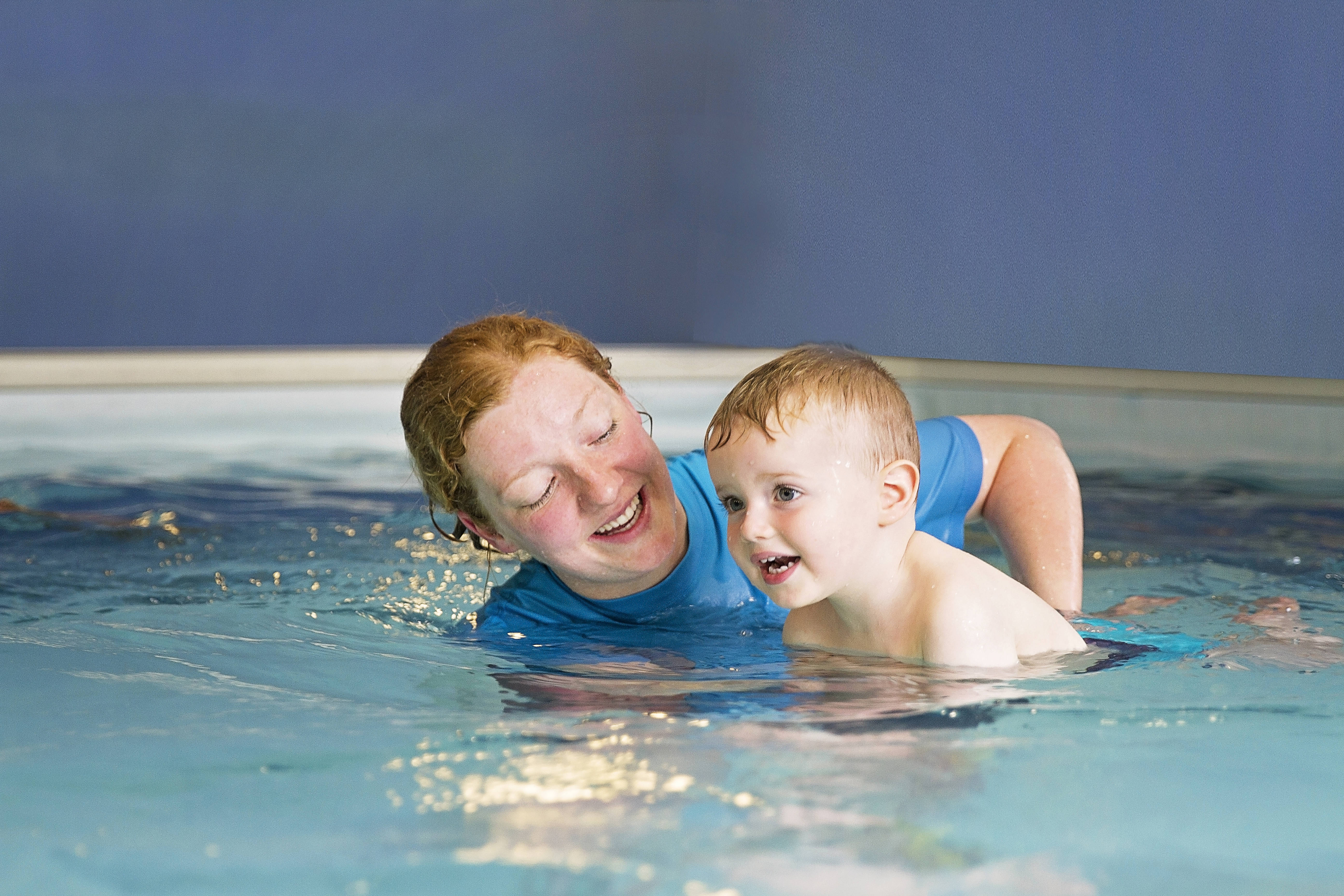 Baby and pre-school summer swimming