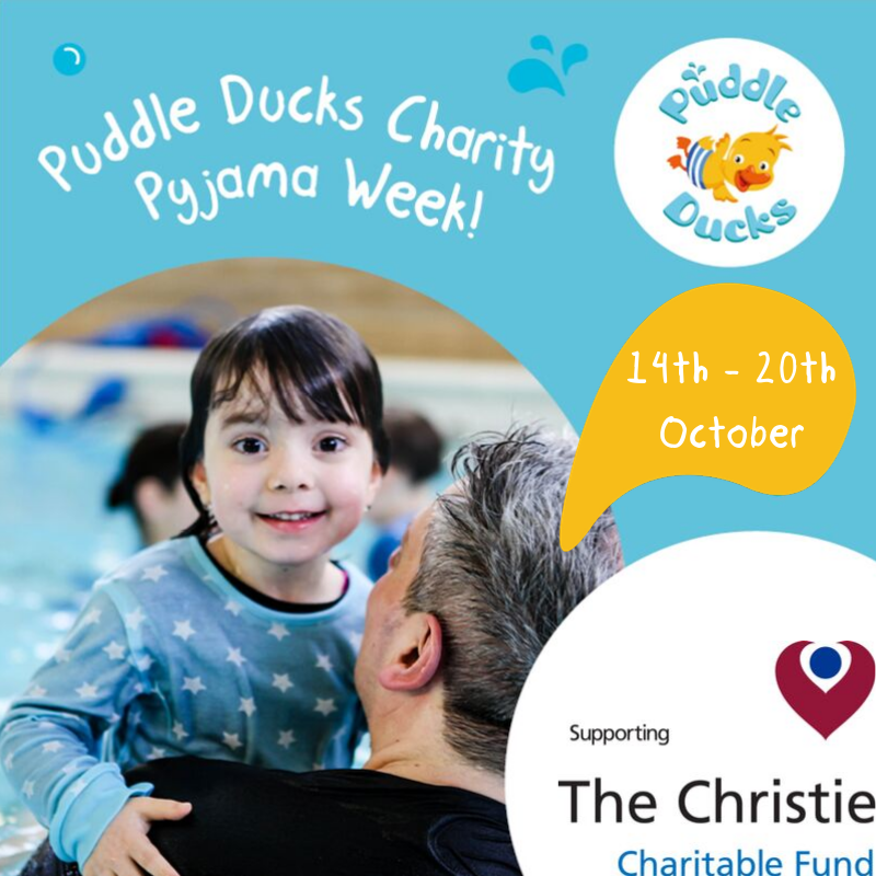 Puddle Ducks Greater Manchester organises Pyjama Week, a charity swimming event