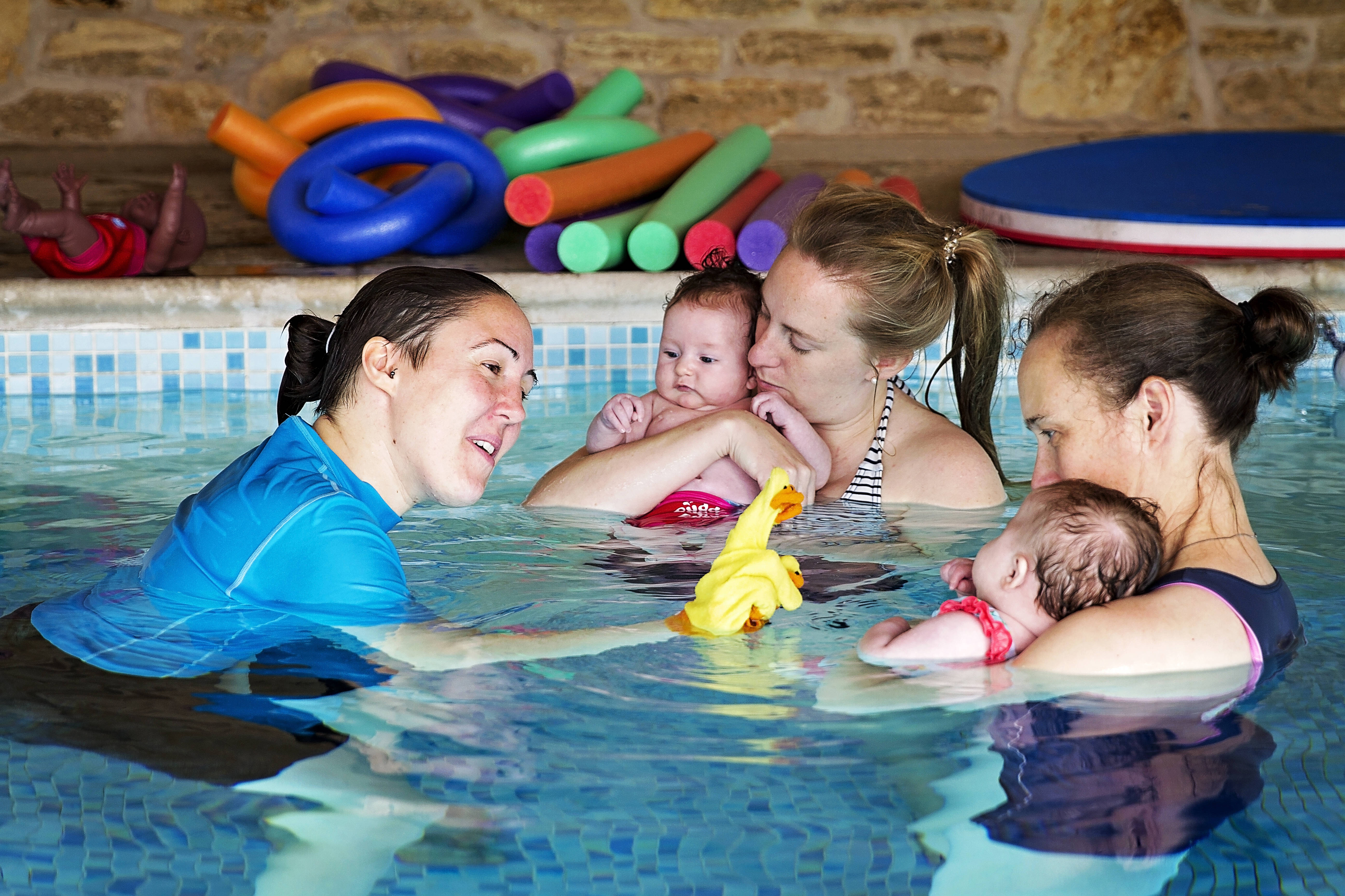 What age can babies start swimming lessons?